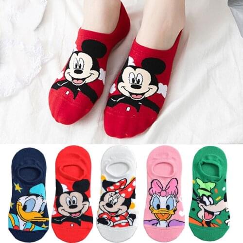 5Pairs/Lot Summer Korea socks women Cartoon Cat Fox mouse Socks Cute Animal Funny Ankle Socks Cotton invisible socks Dropship