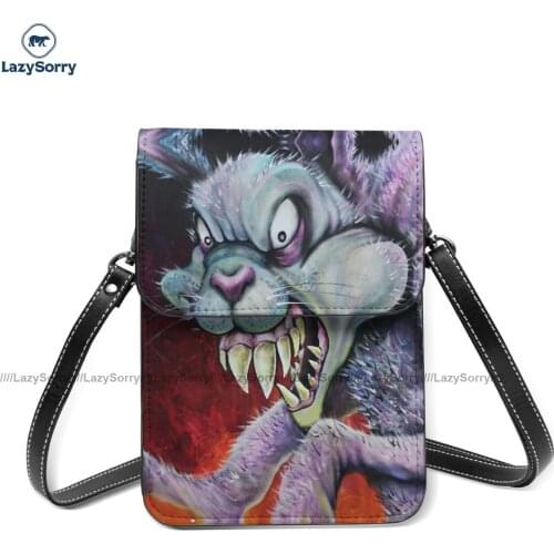 Donnie Darko Shoulder Bag Fashion Aesthetic Mobile Phone Bag Leather Outdoor Student Bags