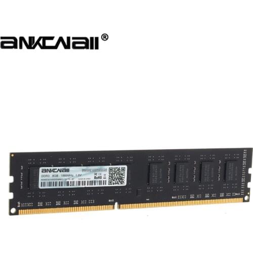 ANKOWALL Ram DDR3 8GB 4GB 1866MHz 1600Mhz 1333/1066 Desktop Memory with heat Sink 240pin New dimm stand by AMD/intel G41