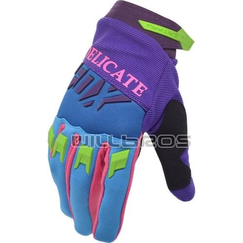 Delicate Fox Air Mesh Cycling Race Dirtpaw Gloves Mountain Bicycle Offroad Mens Woman Unisex Gloves