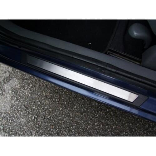 Fit For Hyundai Elantra 6 Chrome Door Sill Protection 2016 Above 4 Piece Chrome Styling Door Step Accessories Modified Makeup