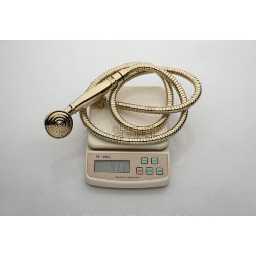 Supply a full royal gilt copper sprinkler Titanium models 8858 all-copper shower antique golden shower set