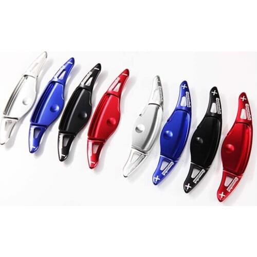 For Hyundai Veloster 2018-20 Black Aluminum Steering Wheel Shift Paddle Lever Shifter