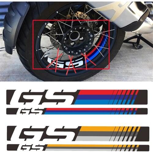 Motorcycle Wheel Reflective Decal Cover For BMW R1200GS Adventure 2006-2018 R1250GS Adv 2019 Rim Decoration