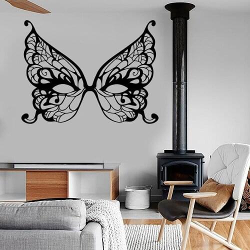 Vinyl Wall Decal Mask Masquerade Secret Dream Wall Stickers for Kids Room Bedroom Decor Masquerade Decoration Wallpaper C443
