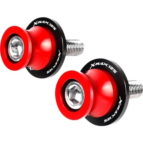 Motorcycle CNC High quality Alumium 6MM Swingarm Spool Slider Stand Screws For Yamaha XMAX 125 250 300 400 X-MAX125/250/300/400