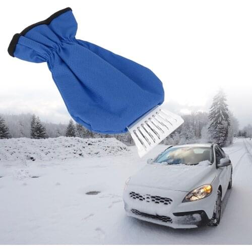 X Autohaux 3 Colors Universal Auto Window Ice Shovel Scraper Snow Remover Tool With Warm Glove