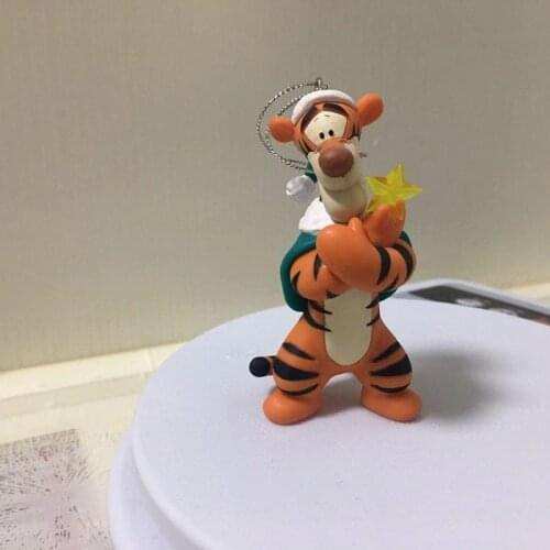1Piece 8cm High quality 2018 Disney Christmas collection Tigger ornament Pendant