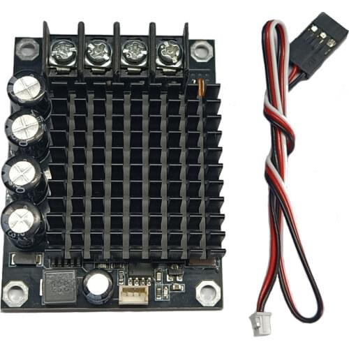 1PC HC240A 3S-6S Bidirectional Brushed ESC 30A Dual Way Governor Speed Controller 8v-30v with Cable for DIY RC Car/Boat/UAV