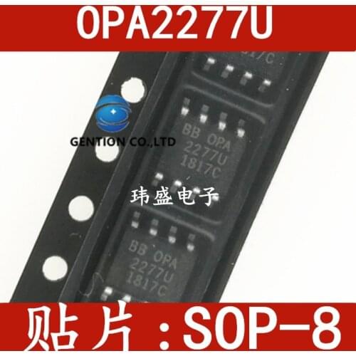 10PCS OPA2277U OPA2277 SOP8 OPA2277UA dual precision operation amplifier in stock 100% new and original