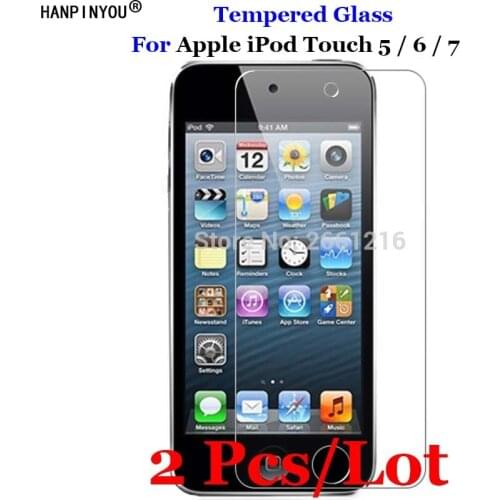 2 Pcs For iPod Touch 5 6 7 Tempered Glass 9H 2.5D Premium Screen Protector Film For Apple iPod Touch 5th 6th 7th Gen Generation