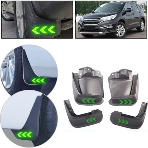 For Honda Civic 2012-2015 Car Mud Flaps Mudguards Safety Reflective Warning Mud Flaps Splash Guards Car Accessories 4PCS