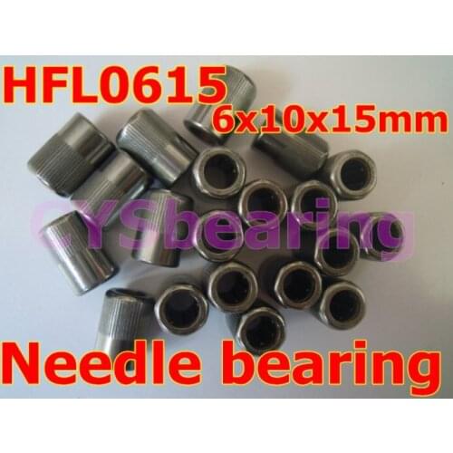 6X10X15mm HFL0615 One Way Drawn Cup Needle Bearing / Clutch shell type for 6mm shaft