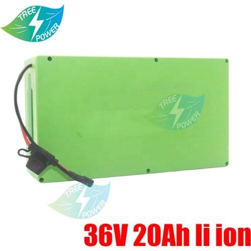 36V 20Ah Lithium ion battery pack with BMS with charger for 36V 1000W driver e-bike Electric Scooter electrotachyscope E-moped