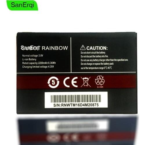 Battery 2200mAh Replacement Battery For Cubot Rainbow Batterie Bateria Accumulator AKKU