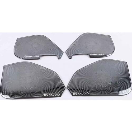 For Volkswagen Vw Golf 7 Mk7 Accessories Car Styling Car Interior Rear Door Audio Speaker Decoration Frame Covers Stickers