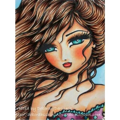 5D diy diamond painting Cartoon girl pattern 5d diamond embroidery full square round diamond mosaic crafts wall sticker