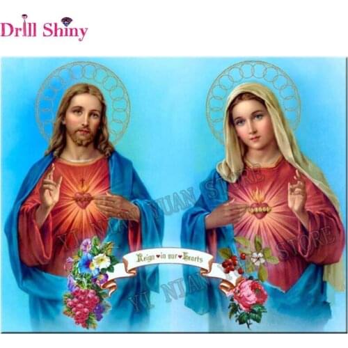 5D DIY diamond Painting religion jesus 3D Cross Stitch diamond embroidery people mosaic diamonds wall stickers home decoration