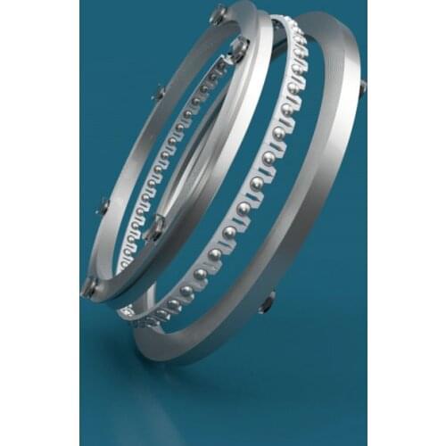 HQ ML2 Tranquil Lazy Susan with MUTE STRAP 10/12MM Thicken Aluminium Alloy Round Rotating Turntable Dinning Table Swivel Plate