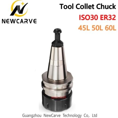 ISO30 ER32 45L 50L 60L Balance Collet Chuck G2.5 30000RPM CNC Tool Holder Stainless Steel With Pull Stud Milling Lathe NEWCARVE