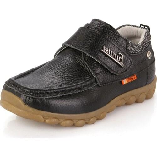 Kids leather Shoes PU Child Moccasins England Style Comfortable Boys Leather Shoes Kids Loafers Soft Children Leather Footwear