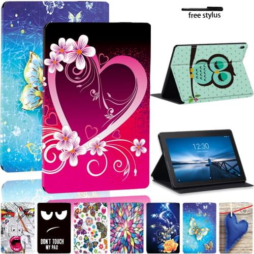 Oldimage Case for Lenovo Tab E10 Adjustable Folding Tablet Stand Cover for Lenovo Tab M10 Protective Cover