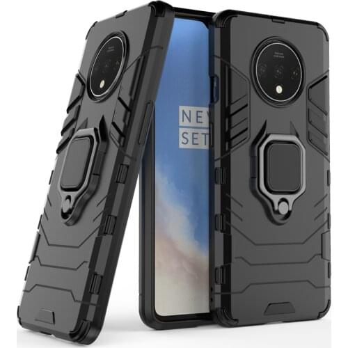 With stand Ring Hybrid case For Oneplus 7T Hard PC Armor shockproof protective back cover for one plus 7t pro oneplus7t shell