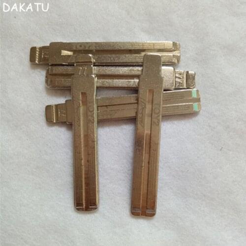 NO.77 TOY2 Engraved Line Key For Toyota 2 in 1 Toy2 scale shearing teeth