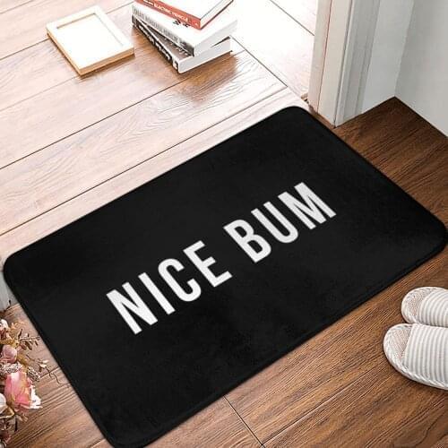 Nice Bum Doormat Carpet Mat Rug Polyester Anti-slip Floor Decor Bath Bathroom Kitchen Living Room Balcony Hallway Bedroom 40*60