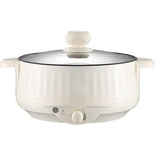 HOT Multi-Function and Large Capacity Mini Electric Hot Pot Multi-Purpose Non-Stick Pot for Home Kitchen,EU Plug