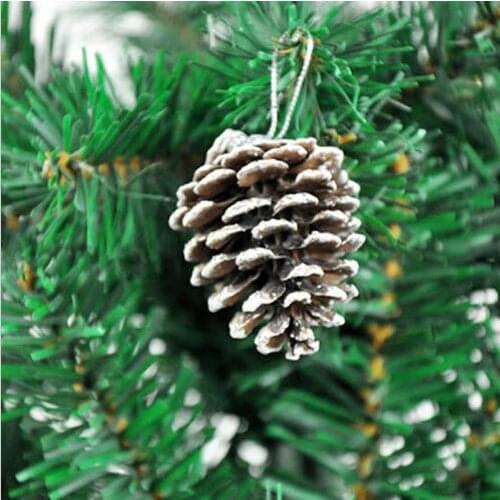 New 9Pcs Christmas Tree Hanging Balls Pine Cones Party Decoration Wholesale