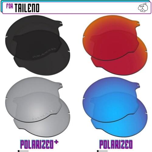 EZReplace Polarized Replacement Lenses for - Oakley Tailend Sunglasses - BkSrP Plus-RedBlueP