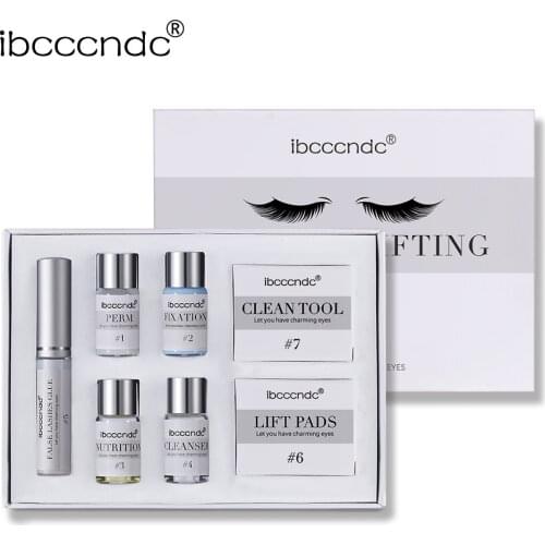 Professional Eyelash Set Electric Eyelashes Cold Wave Warthin Barbiperm Lashes Perm Set Lash Lift Perm Kit