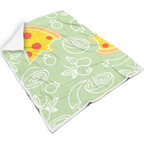 Simple Cartoon Pattern Printing Bed Blanket Comfortable Soft Quality Throw Blanket for Adults Kids Bedding Sofa Square Blanket