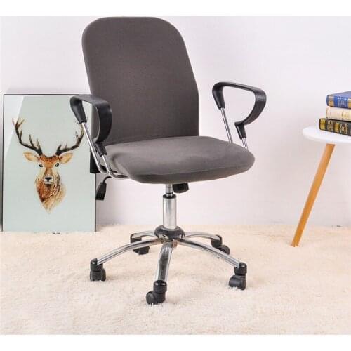 Office Split Office Chair Cover Spandex Stretch Covers Computer Seat Chair Cover Anti-dirty Removable for Office Seat Chairs