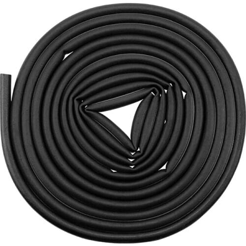 4 Meters Small D Type Car Door Seal Strip Noise Insulation Anti-Dust Soundproofing Car Rubber Seal Strong 3M Adhesive