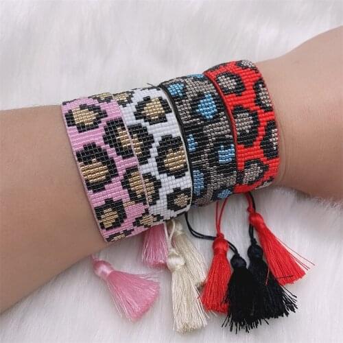 ZHONGVI Leopard Bracelets For Women Pulseras Mujer Moda 2020 MIYUKI Bracelets Armband Jewelry Handmade Accesorios Gift Wholesale