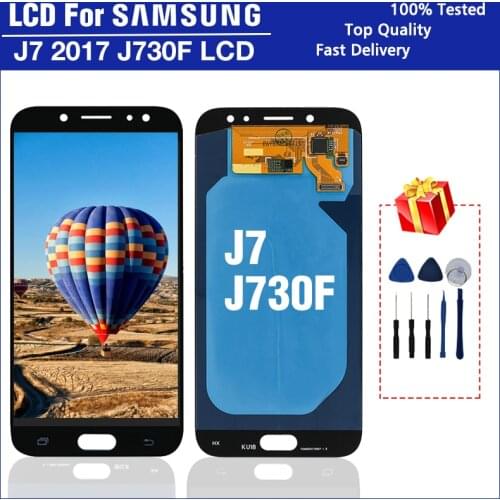 Super Amoled LCD For Samsung Galaxy J7 Pro 2017 J730 J730F LCD Display 5.5 Inch Touch Screen Digitizer Assembly