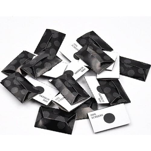 100pcs/20packs/lot Stainless Steel Metal Tobacco Pipe Screen 17mm 0.67" Metal Filters
