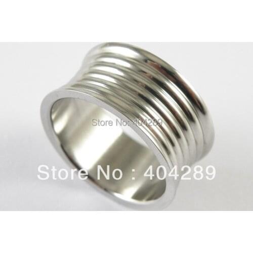 12PCS High Quality Stripe Stainless Steel Jewelry Rings,Christmas Gifts,Free Shipping