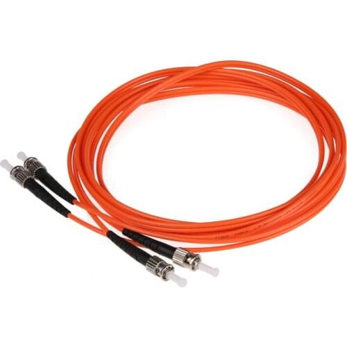 50 P Fiber Optic patch cord ST PC UPC Multimode Duplex mm OM1 62.5/125 dx 1 3 5 10 20 100m meters Ftth Wholesale custom made