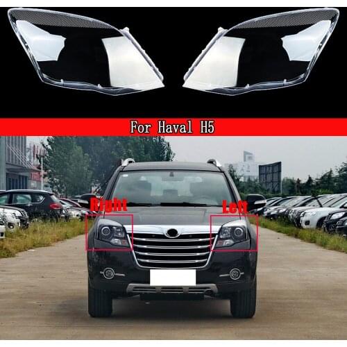 Car Front Headlight Lens For Haval H5 Glass Auto Shell Headlamp Lampshade Transparent Head Light Lamp Cover