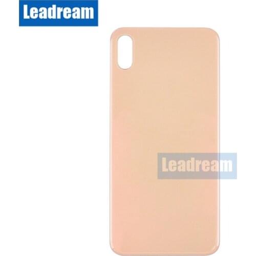 50PCS Big Camera Hole Back Glass Back Battery Door Battery Cover with Adhesive for iPhone 8 Plus X XR XS MAX free DHL