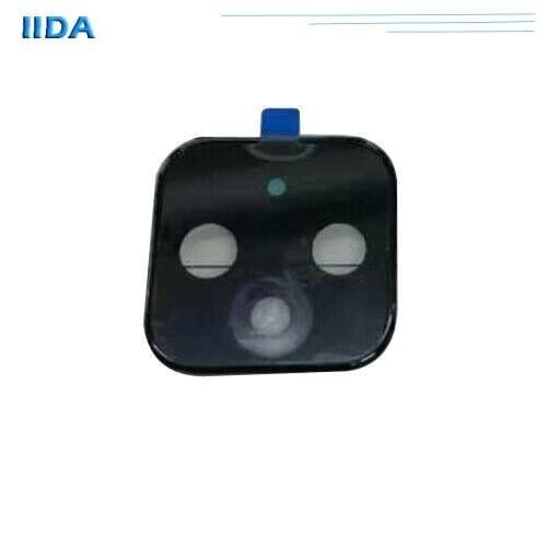 For Google Pixel 4a 5g Glass Camera Lens with Bracket Back Black