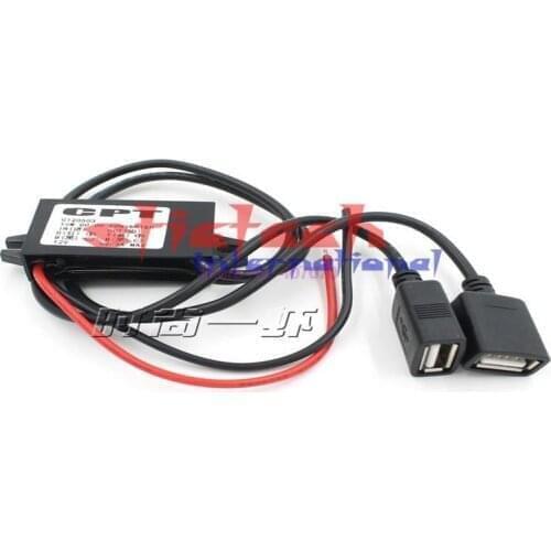 By DHL or Fedex 50pcs Car Boat Motorcycle Dual USB Car Charger DC 12V To 5V 3A Power Adapter for Iphone for Samsung hot sale
