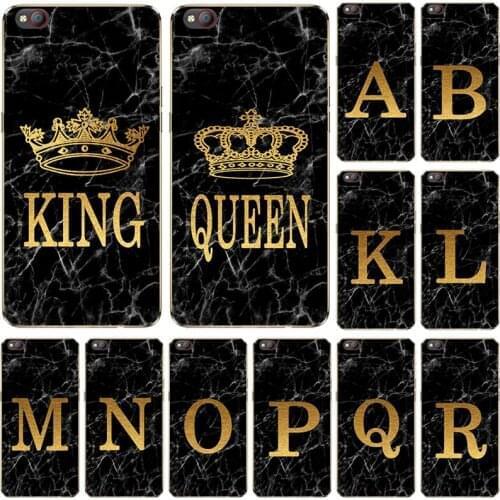 Phone Case for ZTE Blade Z10 A512 A520 A530 Marble Golden alphabet background Soft Print Cover Fundas