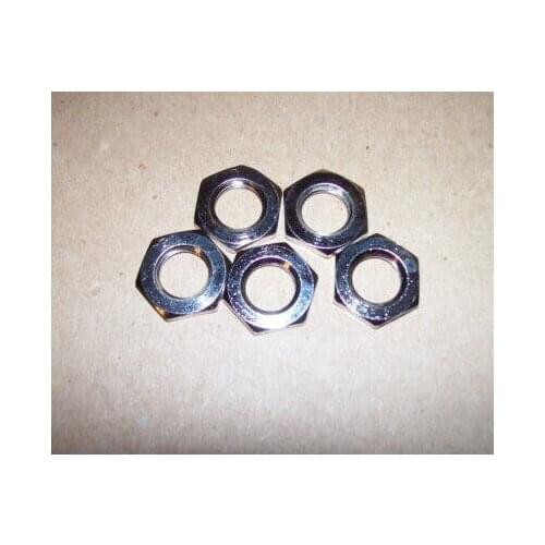 Nut Hex .438-20 Bunn Part # 01075-0000 Nickel Plated - Quantity 5