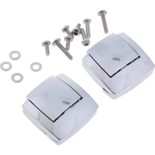 King Razor Tour Pack Pak Latch Chrome Fit For 80-13 Touring Electra Glide