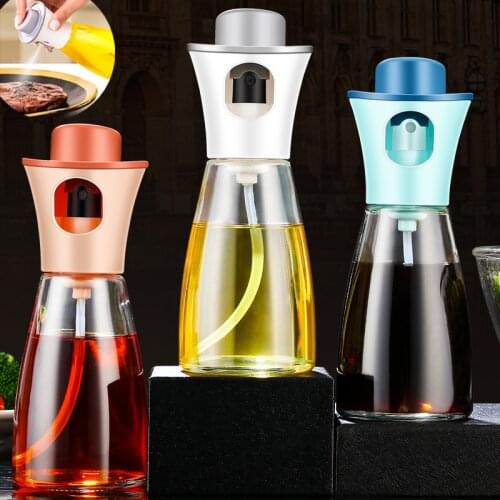 Oil Spray Bottle Kitchen Oil Dispenser Bottle BBQ Cooking Baking Accessories Vinegar Mist Barbecue Bast Condiment Sprayer Tool