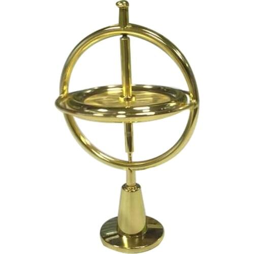 Metal Machinery Gyroscope Anti-gravity Tumbler Gyro Copper Spinner Fingertip Finger Gyro Spiral Desktop Anti Stress Toy